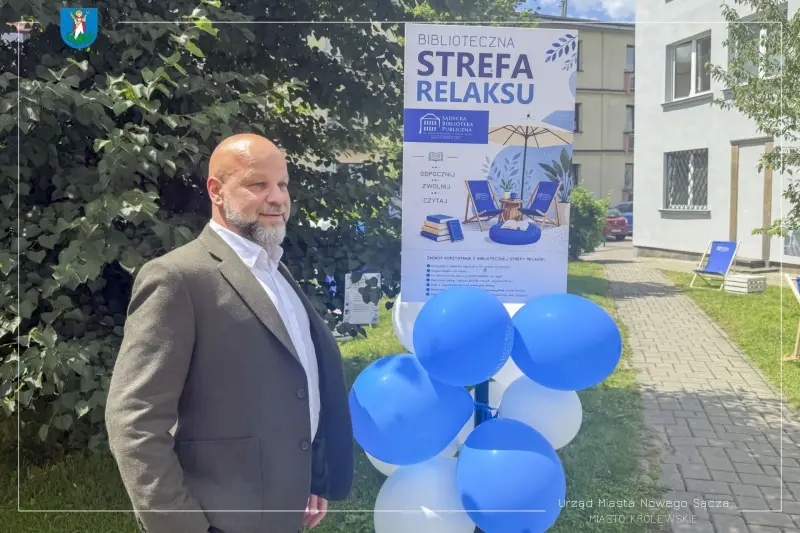 Biblioteczna Strefa Relaksu w Sądeckiej Bibliotece Publicznej