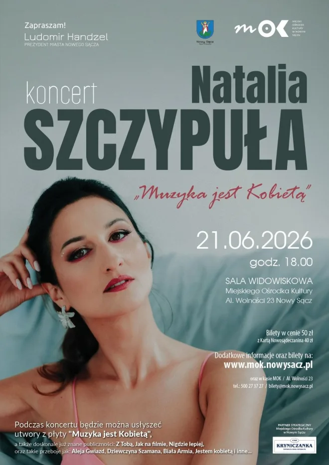 Koncert Natalii Szczypuły w Miejskim Ośrodku Kultury