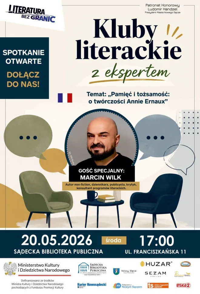 Spotkanie z Marcinem Wilkiem w Sądeckiej Bibliotece Publicznej