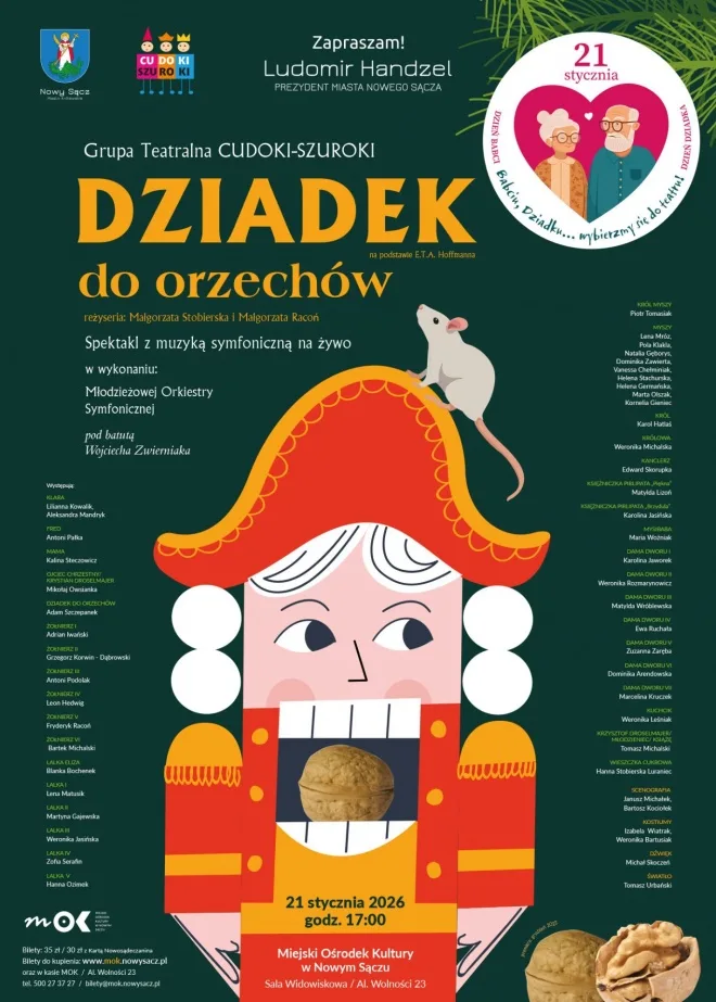 Spektakl 'Dziadek do orzechów' w Miejskim Ośrodku Kultury