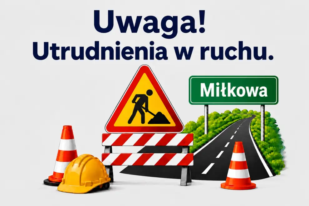 Rozpoczęcie budowy chodnika na drodze powiatowej nr 1562K w Miłkowej