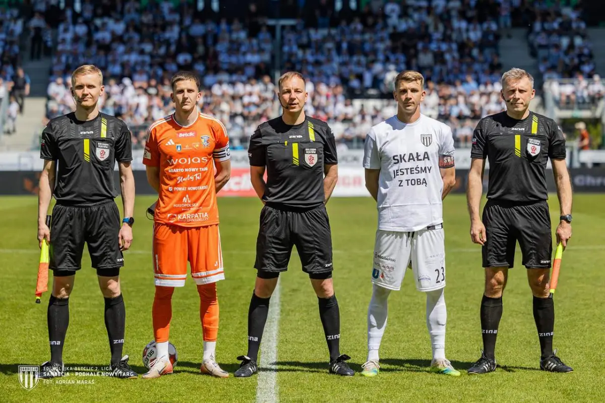 Leszek Lewandowski wyznaczony na sędziego meczu Sandecji z Hutnikiem