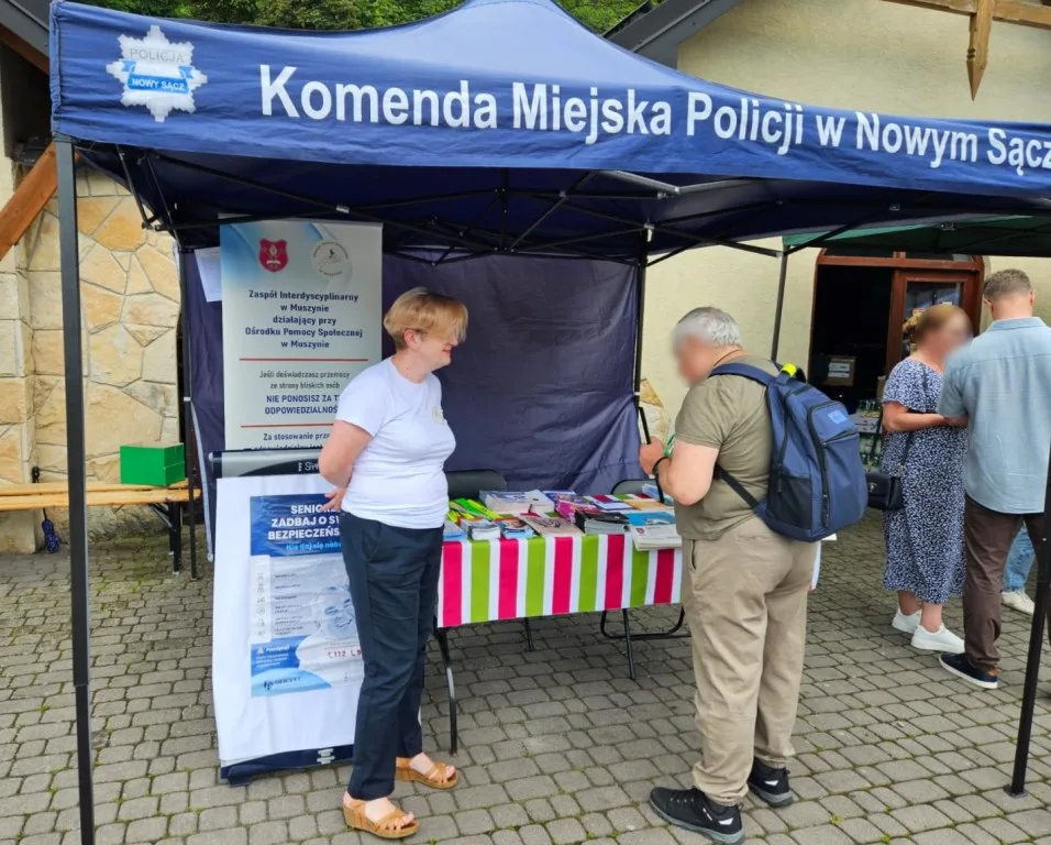 Piknik Pełni Życia - Dzień Seniora w Muszynie z udziałem dzielnicowego