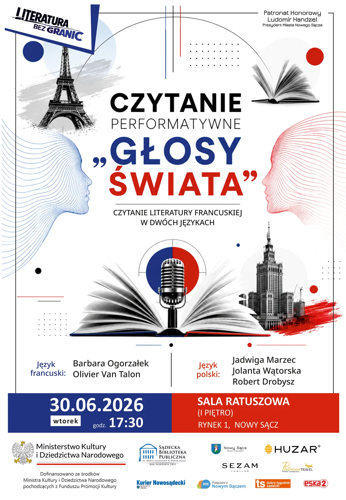 Głosy świata – performatywne czytanie literatury francuskiej