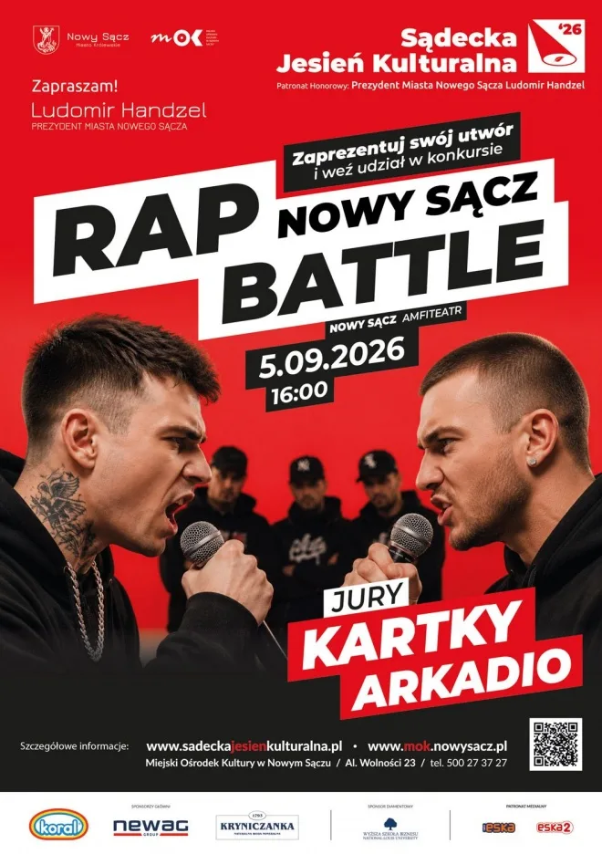Nowy Sącz Rap Battle – zaproszenie do udziału w konkursie