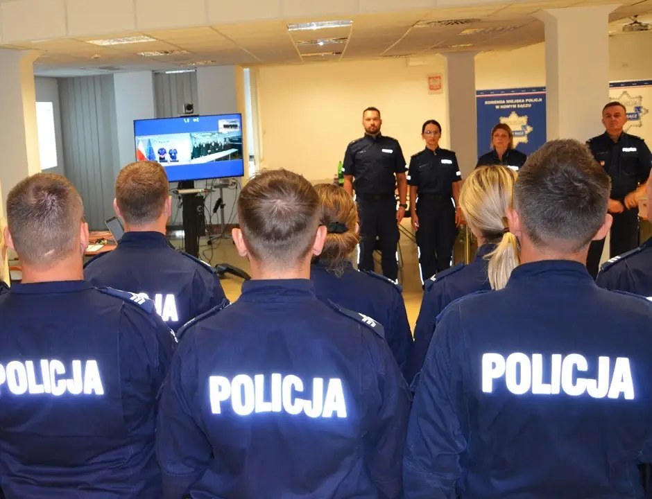 Rozpoczęcie kursu aspiranckiego w Komendzie Miejskiej Policji w Nowym Sączu