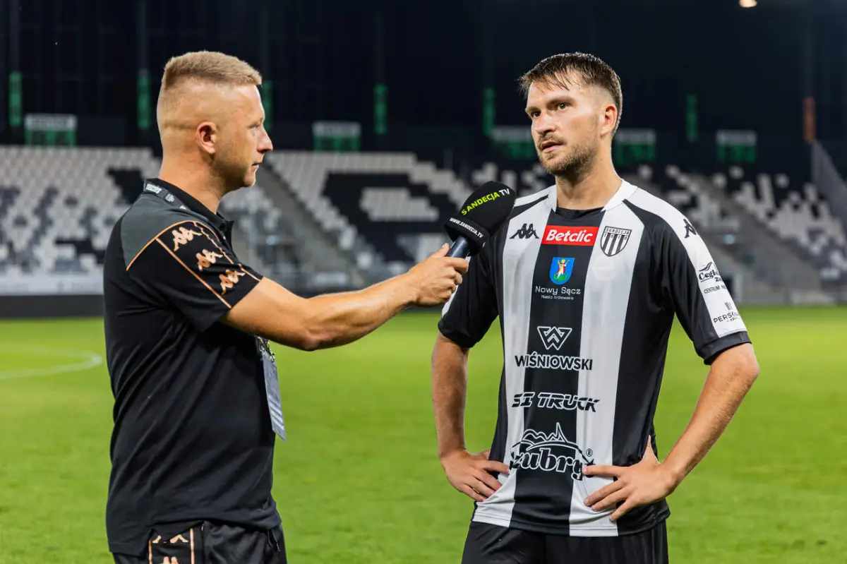 Adam Brenkus o swoim golu w meczu z Chojniczanką