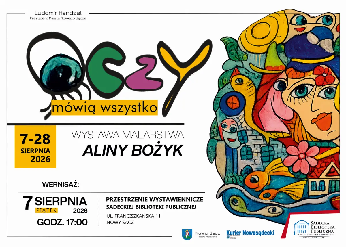 Wystawa malarstwa Aliny Bożyk w Nowym Sączu