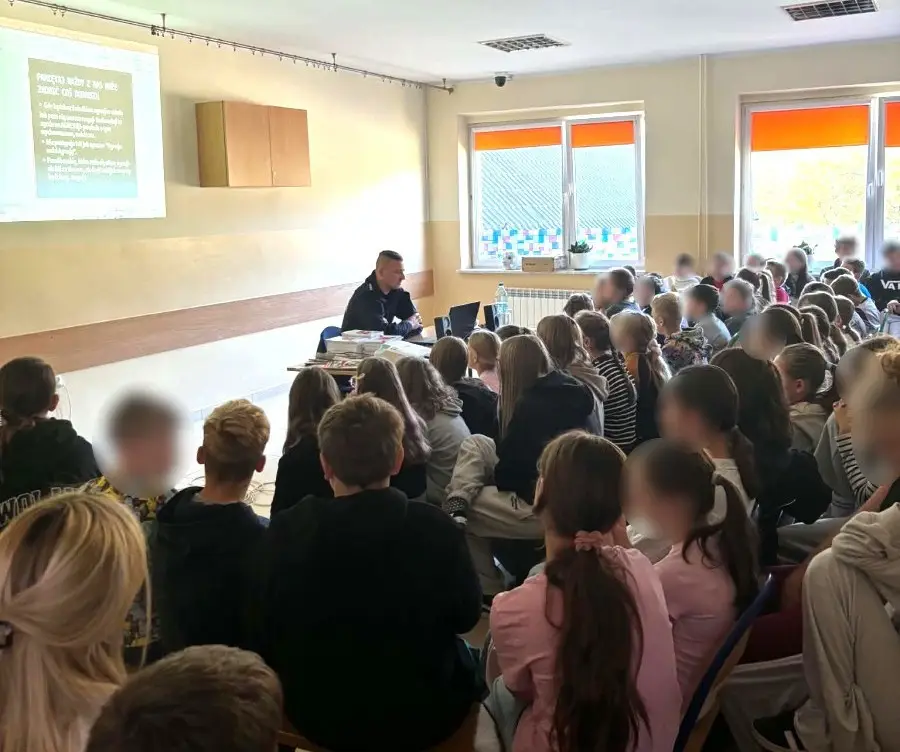 Akcja profilaktyczna 'Dzieciństwo bez przemocy' w Złockiem