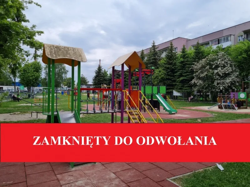 Zamknięcie placu zabaw na os. Wojska Polskiego z powodu wymiany nawierzchni