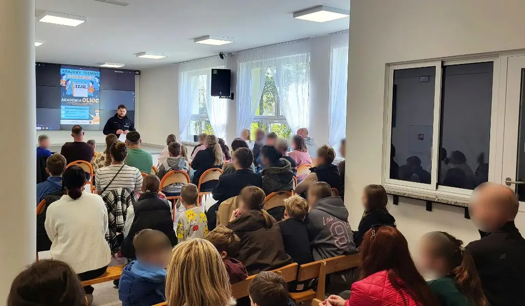 Krajowy Trening Rodzinny z policją w Grybowie i Nowym Sączu