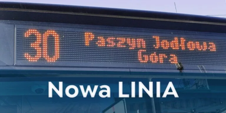 Od 16 marca dostępna będzie nowa linia nr 30